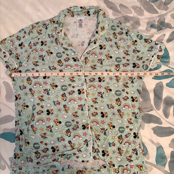 Disney Pajama Set - Blue/green with Characters - Picture 2 of 6